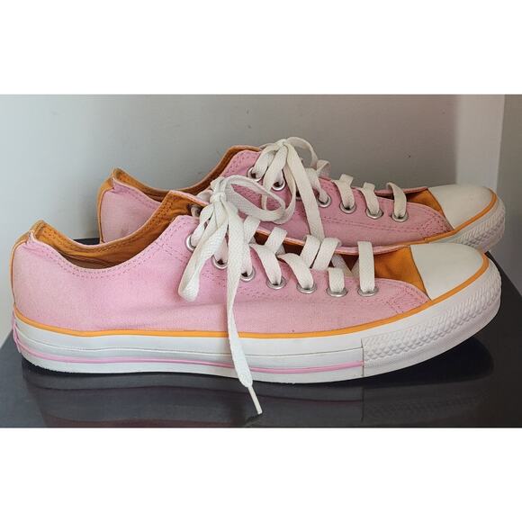 Size 11 - Converse Chuck Taylor All Star Madison Low Pink & Orange - Picture 2 of 16